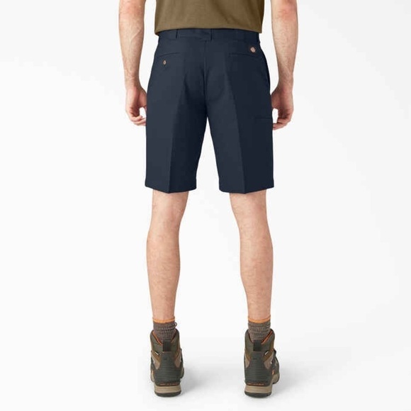 Dickies Flex mens dark Navy relaxed fit work wrinkle resist shorts Sz-30 NWT V5 - Picture 2 of 14